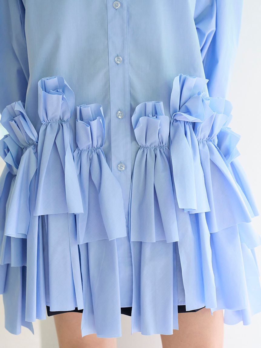 SNIDEL「リボンシャツ」|ワンピース|