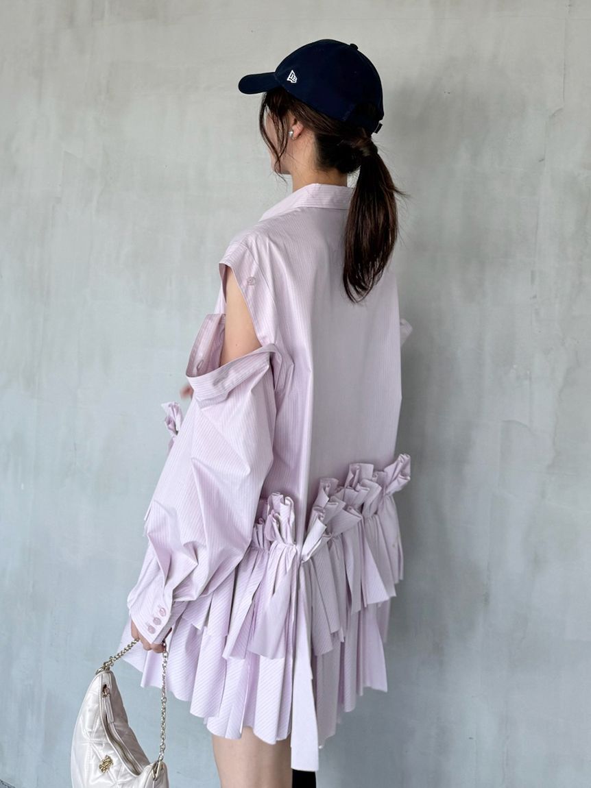 SNIDEL「リボンシャツ」|ワンピース|