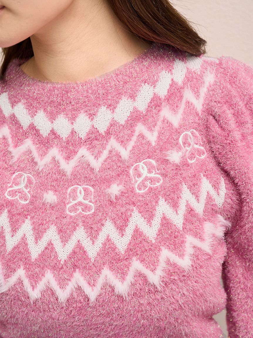 SNIDEL「Sustainableノルディックニットプルオーバー」|ニット・セーター|