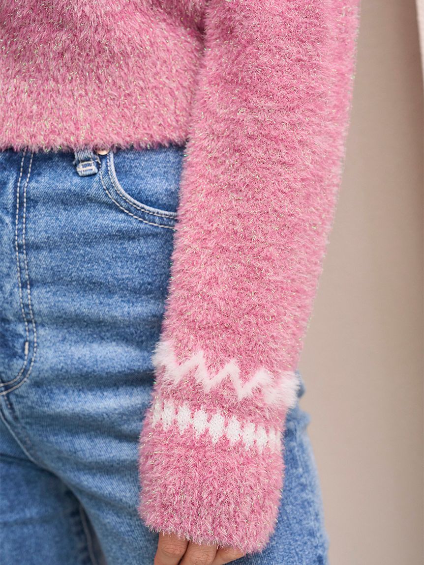 SNIDEL「Sustainableノルディックニットプルオーバー」|ニット・セーター|