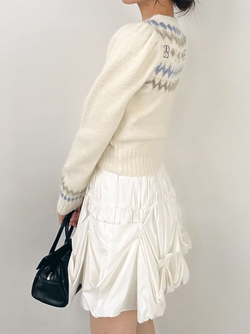 SNIDEL「Sustainableノルディックニットプルオーバー」|ニット・セーター|