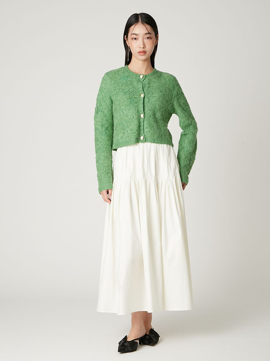 FRAY I.D「イレギュラータックフレアスカート」|スカート|