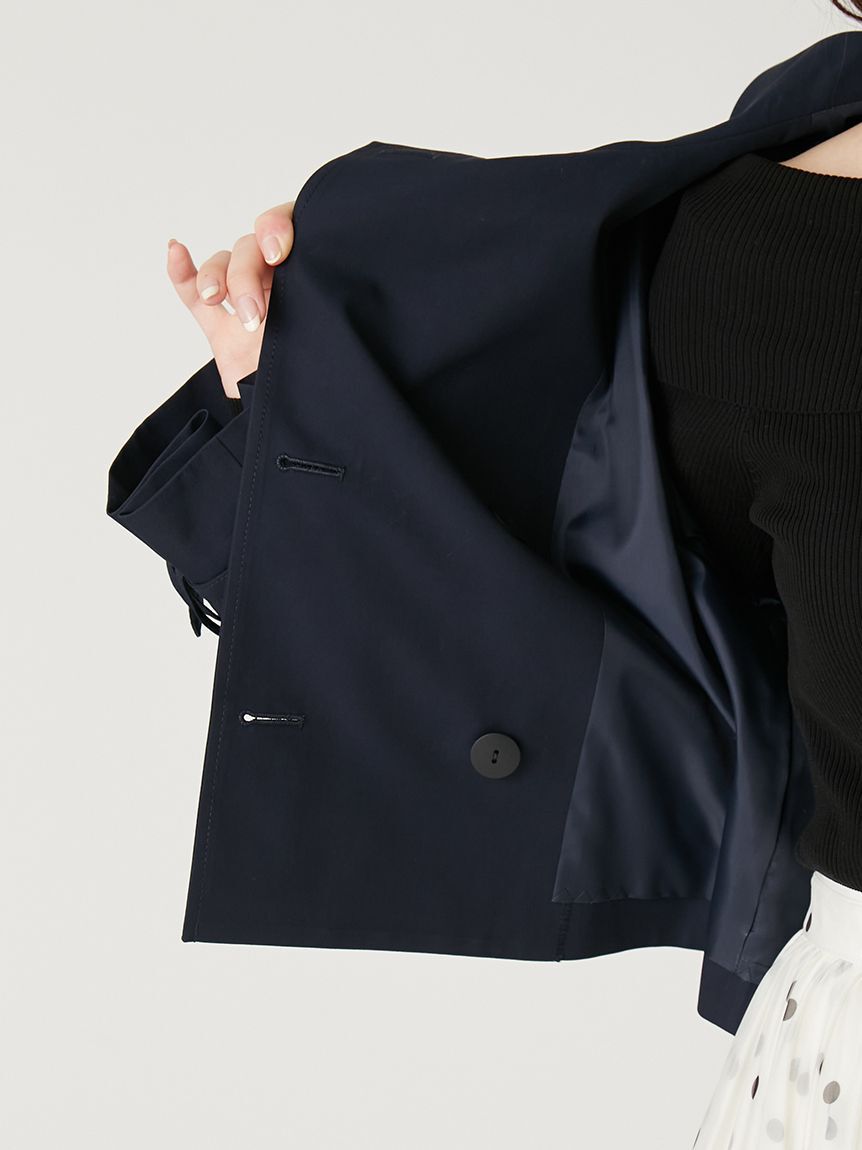 FRAY I.D「ボリュームスリーブショートトレンチコート／撥水」|トレンチコート|