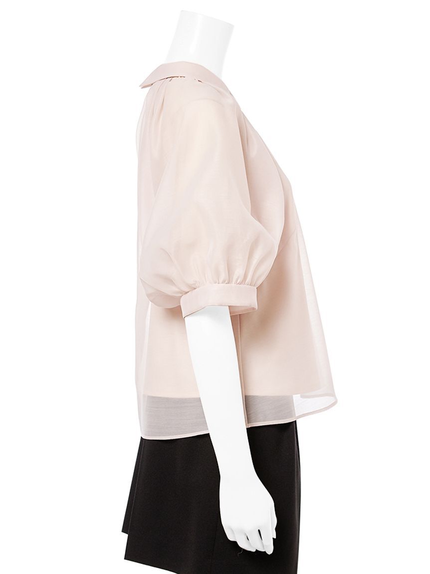 CELFORD「衿付きパフスリーブブラウス」|シャツ・ブラウス|