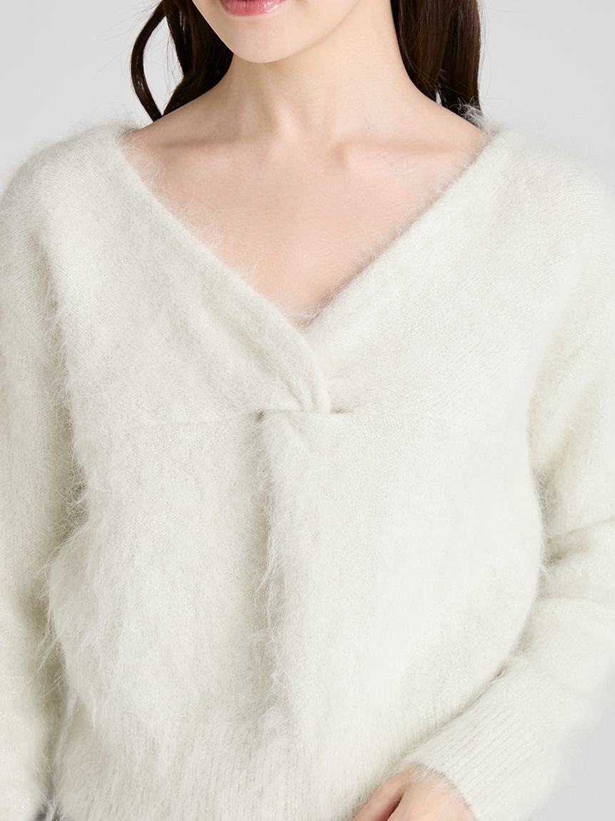 CELFORD「ツイストニットプルオーバー」|ニット・セーター|