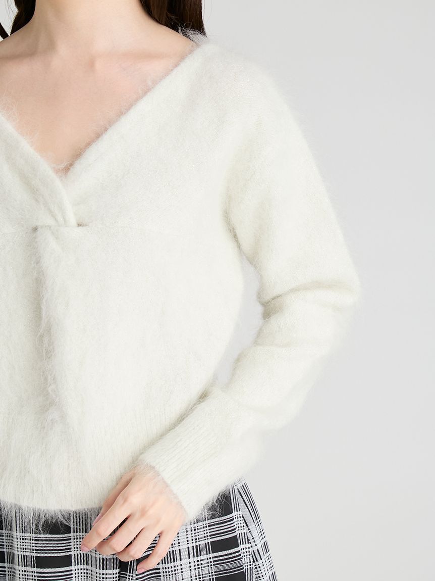 CELFORD「ツイストニットプルオーバー」|ニット・セーター|