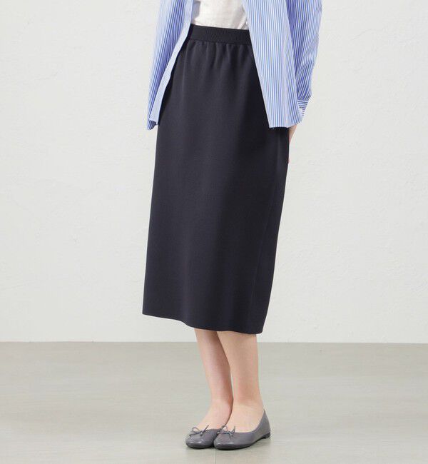 MACKINTOSH PHILOSOPHY「ミラノリブスリムスカート」|スカート|ネイビー