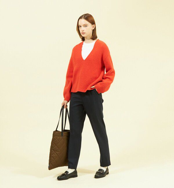 MACKINTOSH PHILOSOPHY「フラッフィーVネックニットプルオーバー」|ニット・セーター|