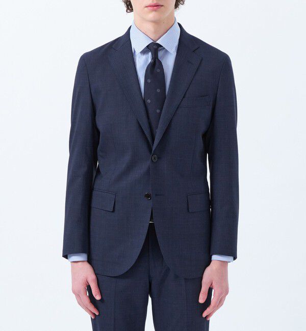 MACKINTOSH PHILOSOPHY「トロッタージャケット #109 ストレッチピンヘッド/無地」|テーラードジャケット|