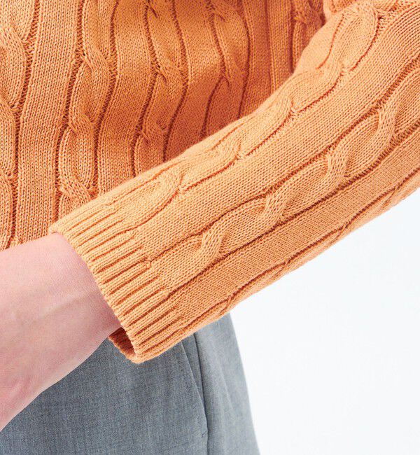 MACKINTOSH PHILOSOPHY「クロップドケーブルニット」|ニット・セーター|