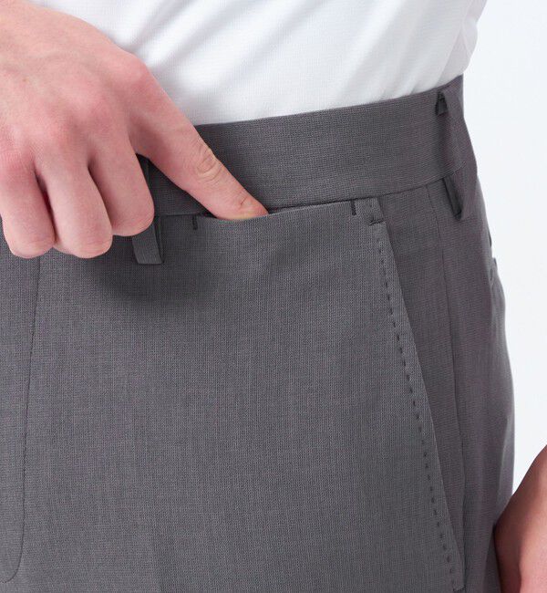 MACKINTOSH PHILOSOPHY「トロッター トラウザーズ#070 ハイストレッチメッシュ」|スラックス|