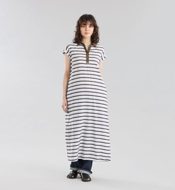 MACKINTOSH PHILOSOPHY「GREY LABEL マルチボーダーワンピース」|ワンピース|