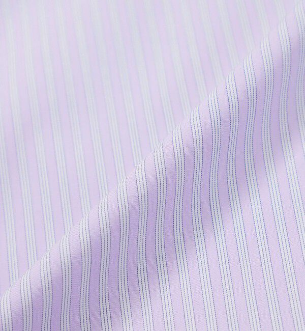 MACKINTOSH PHILOSOPHY「バンドカラーストライプハーフシャツ」|シャツ・ブラウス|