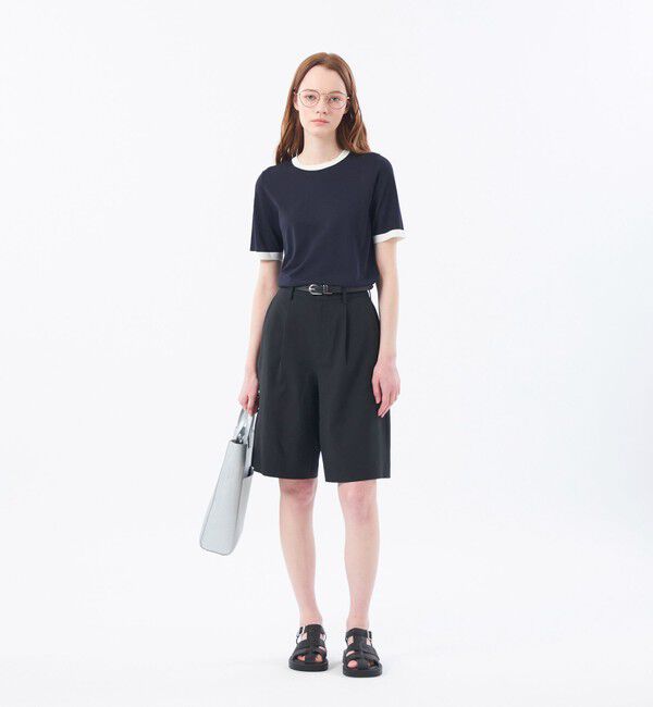 MACKINTOSH PHILOSOPHY「リネンミックスバイカラーニット」|ニット・セーター|