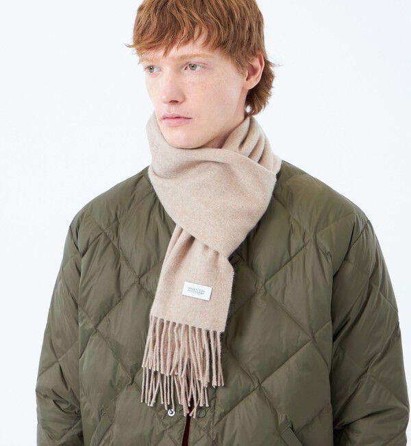 MACKINTOSH PHILOSOPHY「ウォッシャブルカシミヤ ソリッドマフラー」|マフラー|ベージュ