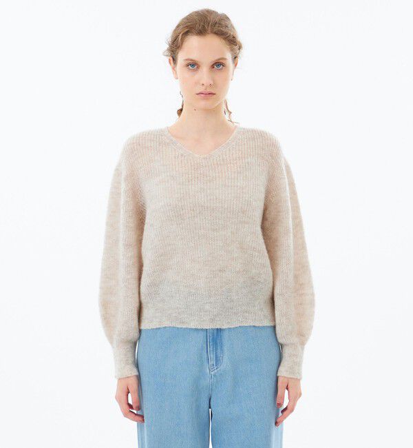 MACKINTOSH PHILOSOPHY「【WEB&一部店舗限定】モヘヤミックスVネックニット」|ニット・セーター|