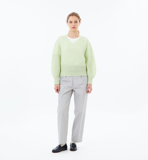 MACKINTOSH PHILOSOPHY「【WEB&一部店舗限定】モヘヤミックスVネックニット」|ニット・セーター|