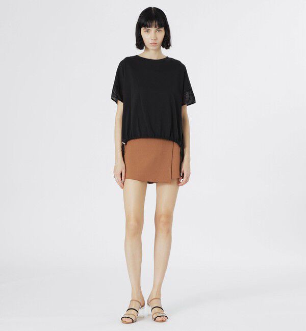  「バックプリーツTシャツ」|Tシャツ・カットソー|