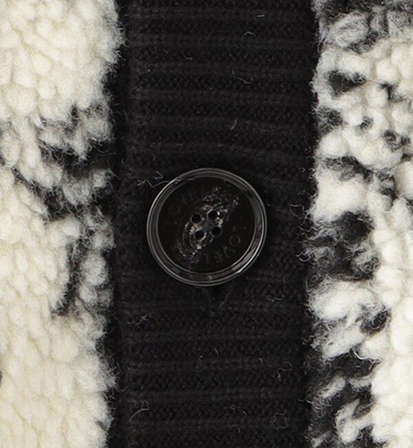  「ペイズリーボアコンビカーデ」|ニット・セーター|