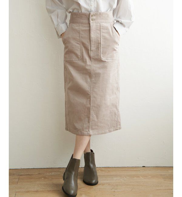 ikka「コーデュロイスカート」|スカート|