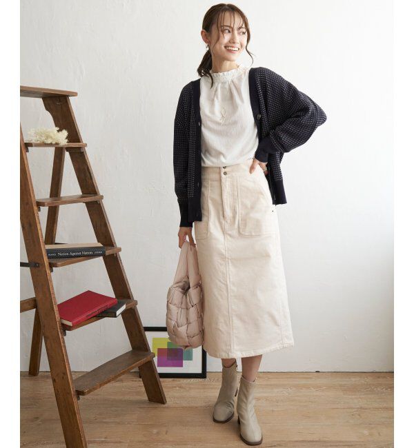 ikka「コーデュロイスカート」|スカート|