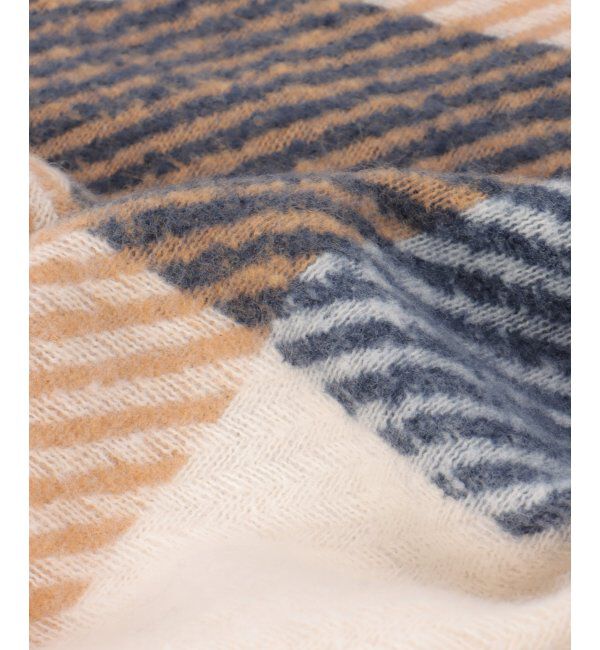 ikka「ブロックチェックマフラー」|マフラー|