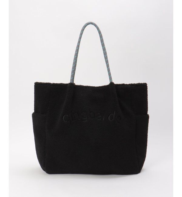 ikka「ボアロゴイリＢＩＧトート」|その他|ブラック