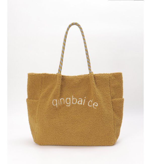 ikka「ボアロゴイリＢＩＧトート」|その他|キャメル