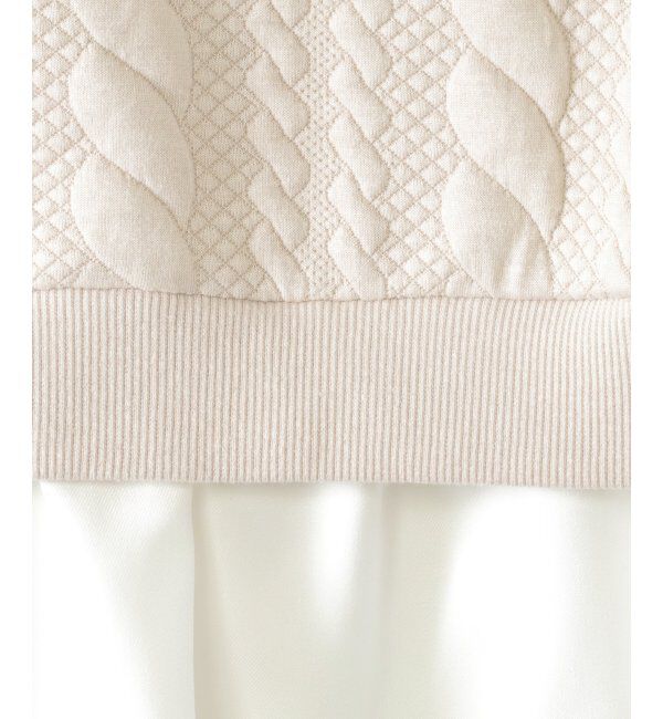 ikka kids「フクレジャカード襟裾フリルプルオーバー（120~160cm）」|Tシャツ・カットソー|