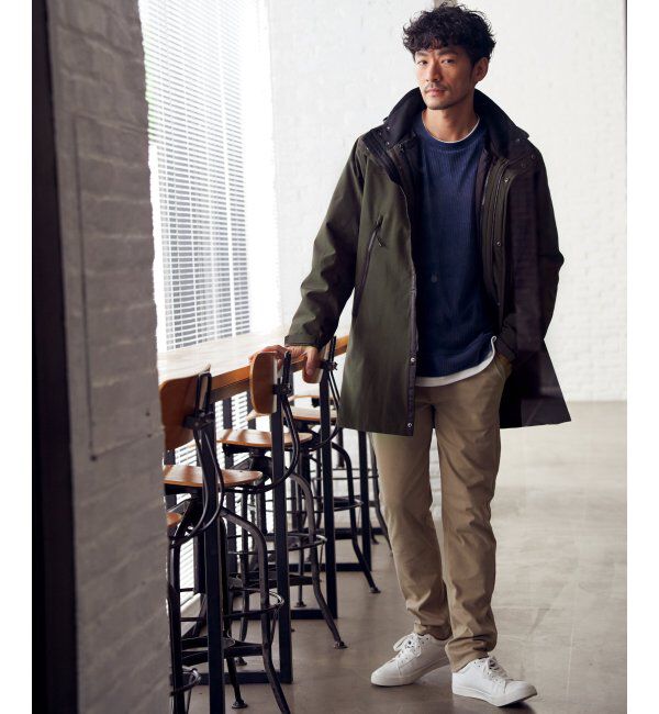 ikka「【撥水】sorona(R) 3WAYロングコート」|その他|