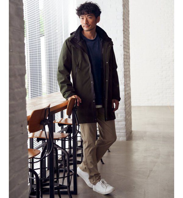 ikka「【撥水】sorona(R) 3WAYロングコート」|その他|