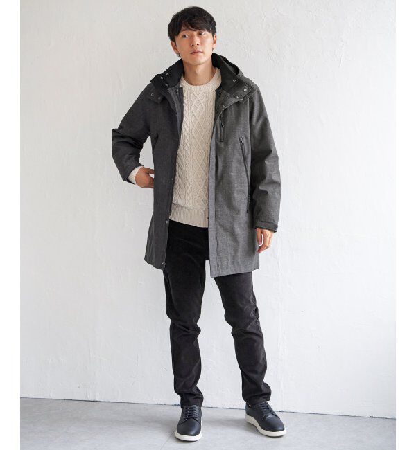 ikka「【撥水】sorona(R) 3WAYロングコート」|その他|