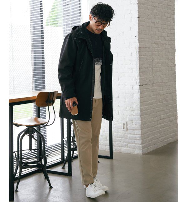 ikka「【撥水】sorona(R) 3WAYロングコート」|その他|