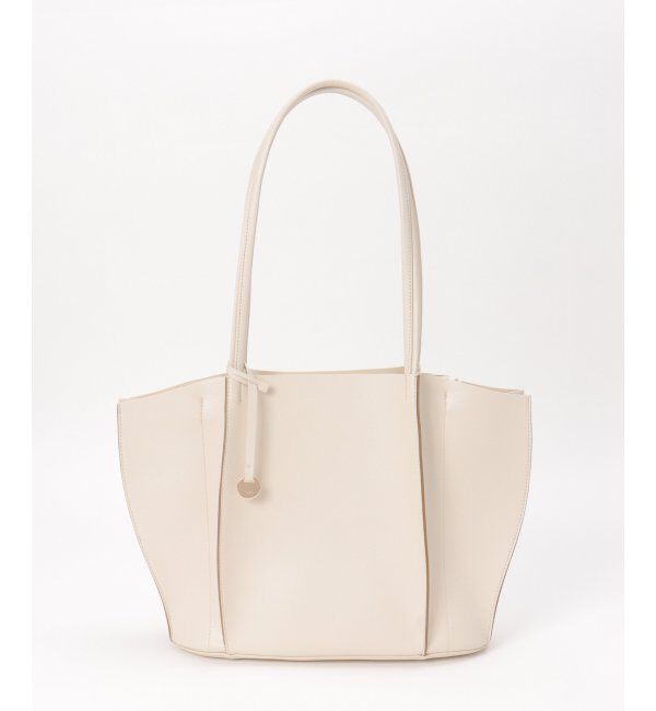 ikka「PUハギ横長トートバッグ」|その他|ホワイト