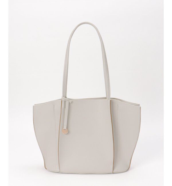 ikka「PUハギ横長トートバッグ」|その他|グレー