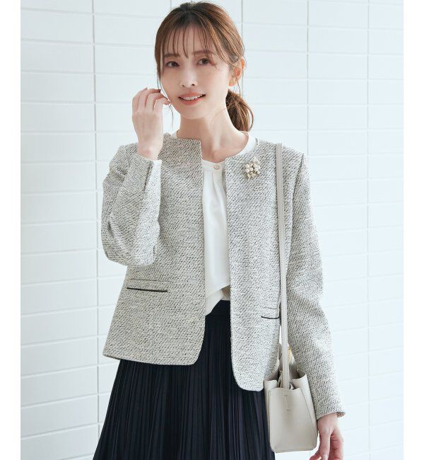 IKKA LOUNGE「ファンシーツイードジャケット」|その他|