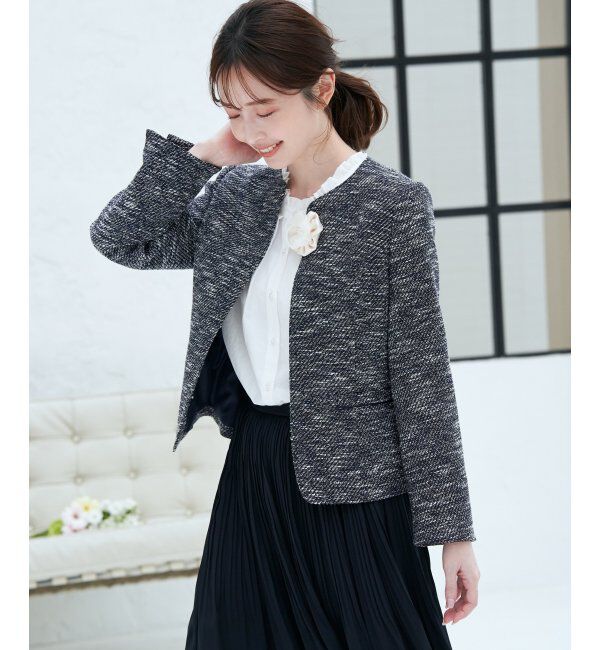 IKKA LOUNGE「ファンシーツイードジャケット」|その他|