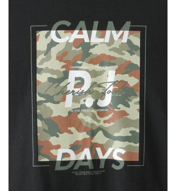 ikka kids「裾レイヤードカモフラプリントロンT（120~160cm）」|Tシャツ・カットソー|