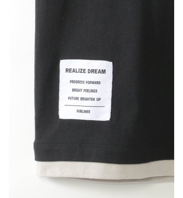 ikka kids「裾レイヤードカモフラプリントロンT（120~160cm）」|Tシャツ・カットソー|