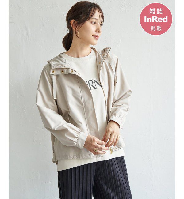 ikka「ピケライトマウンテンパーカ」|ブルゾン・スタジャン|アイボリー