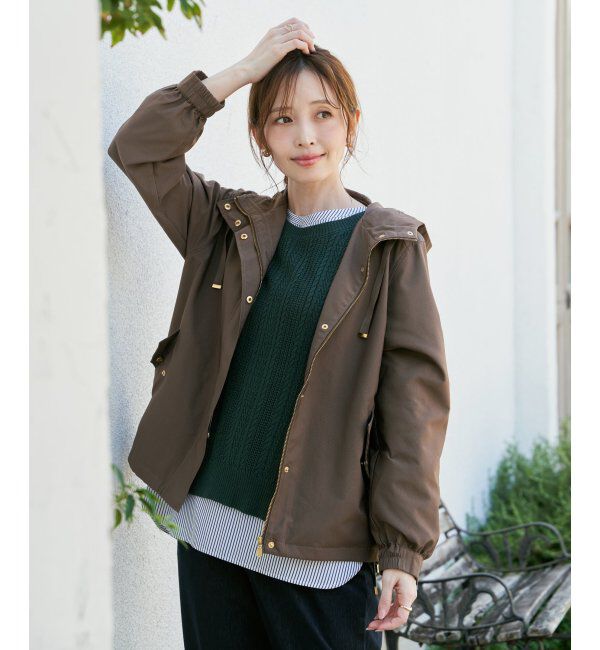 ikka「ピケライトマウンテンパーカ」|ブルゾン・スタジャン|