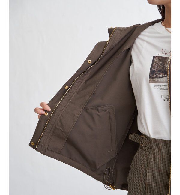 ikka「ピケライトマウンテンパーカ」|ブルゾン・スタジャン|