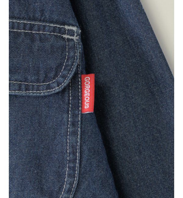 ikka kids「【親子コーデ】フェイクスエード／デニムシャウター（110~160cm）」|シャツ・ブラウス|