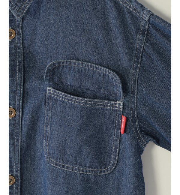 ikka kids「【親子コーデ】フェイクスエード／デニムシャウター（110~160cm）」|シャツ・ブラウス|