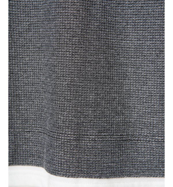 ikka「メランジワッフルポケフェイクロンＴ」|Tシャツ・カットソー|