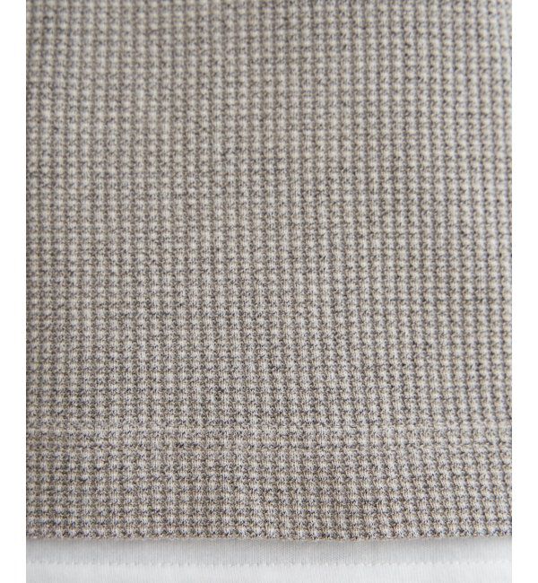 ikka「メランジワッフルポケフェイクロンＴ」|Tシャツ・カットソー|