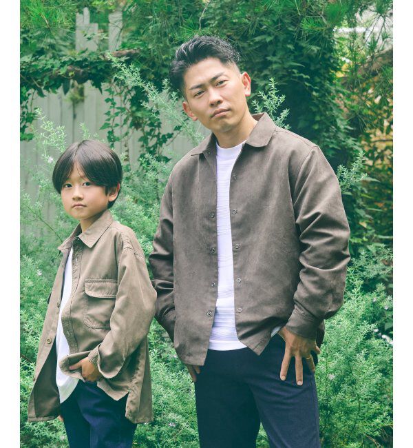 ikka「フェイクスウェードシャウター」|シャツ・ブラウス|