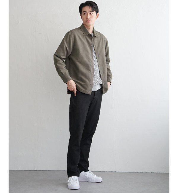 ikka「フェイクスウェードシャウター」|シャツ・ブラウス|