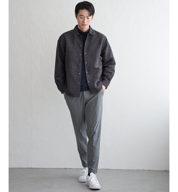 ikka「フェイクスウェードシャウター」|シャツ・ブラウス|