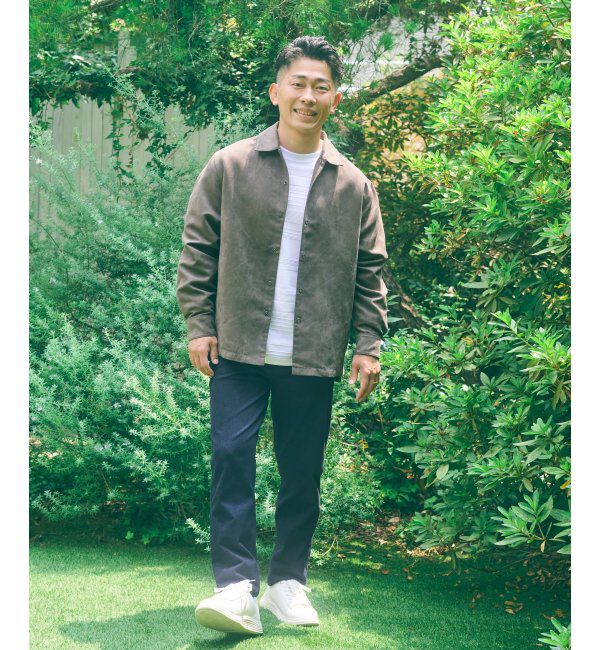 ikka「フェイクスウェードシャウター」|シャツ・ブラウス|